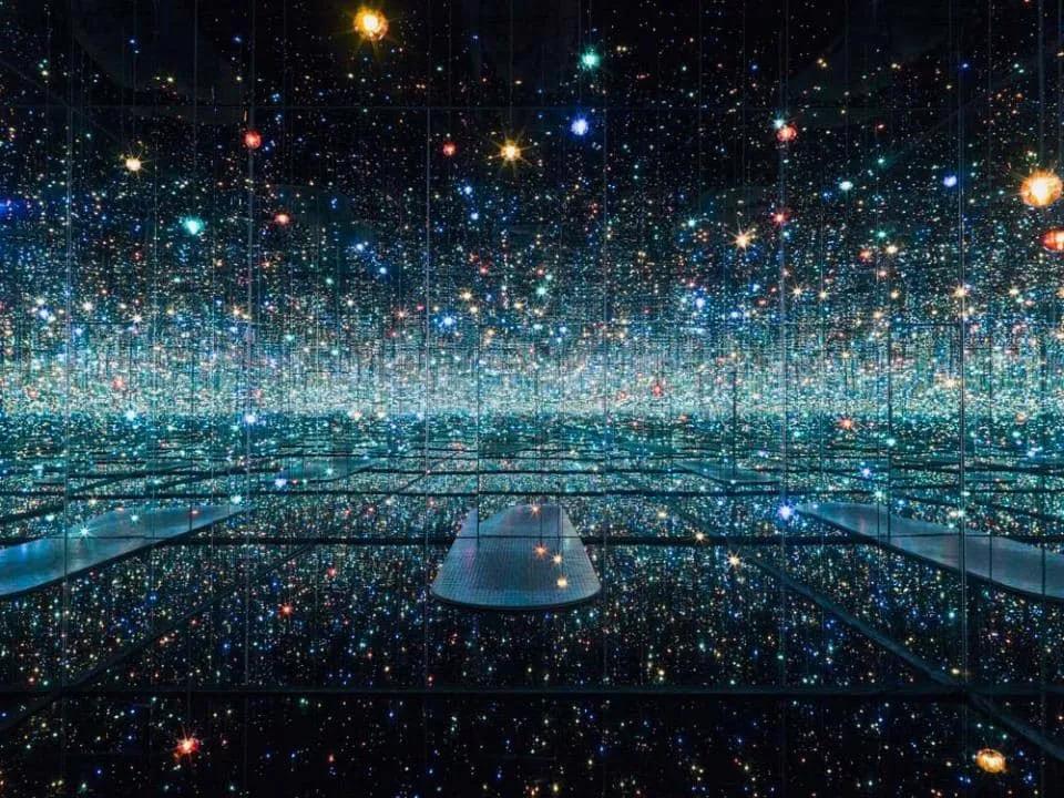 洛杉矶BROAD MUSEUM 草间弥生装置作品 无限镜屋
