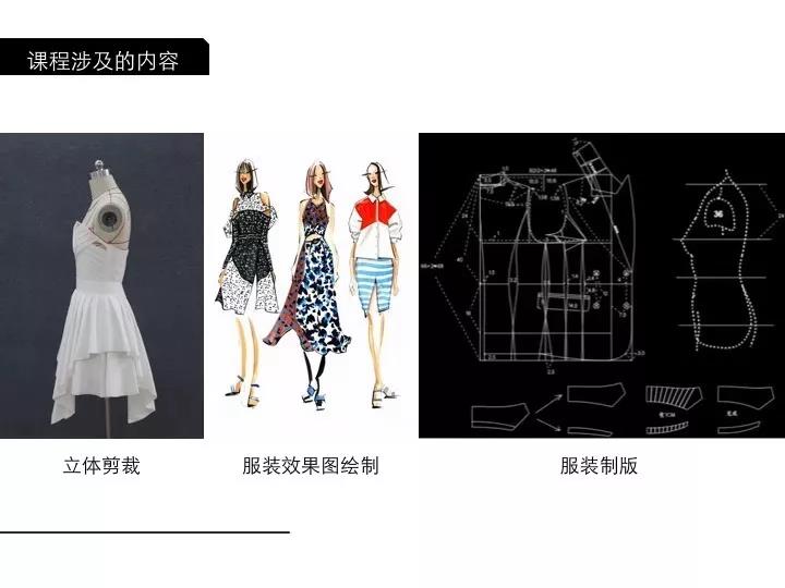 服装设计专业所需要学习的一个大概的内容