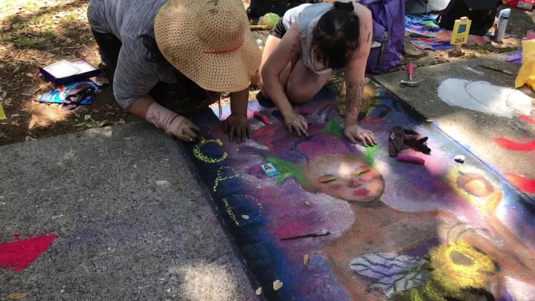 萨凡纳特有的SIDEWALK艺术节
