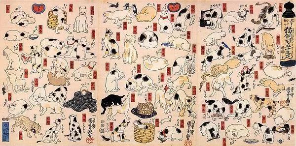 歌川国芳百猫图