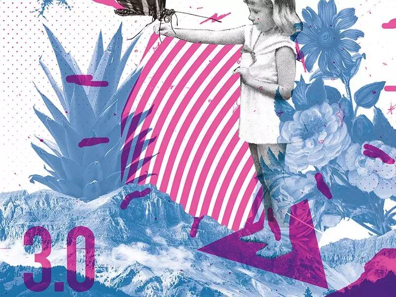 Collage拼贴与Riso印刷