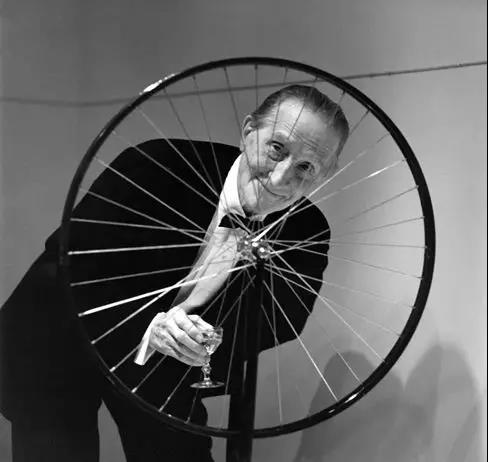 Marcel Duchamp at the Walker Art Center, 1965.