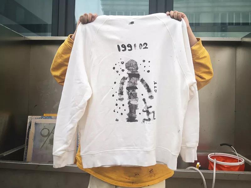 版画工作室屋顶印画也同时进行了一场有趣的丝网版画工坊