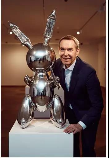 Jeff Koons with Rabbit