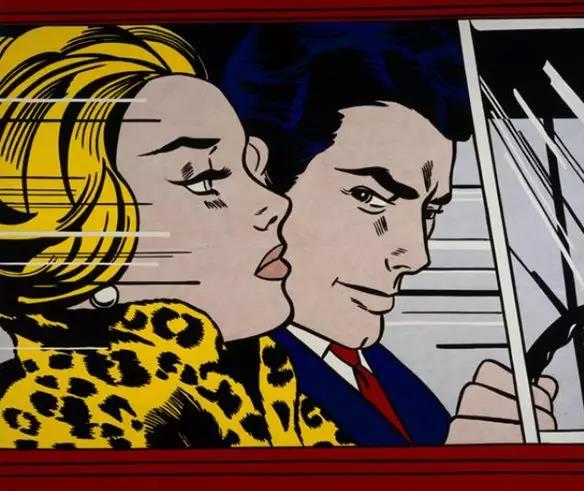 Roy Lichtenstein In the Car 1963 