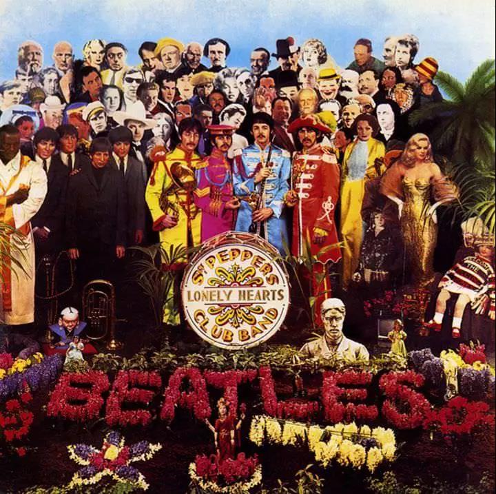 《Sgt. Pepper\'s Lonely Hearts Club Band》封面