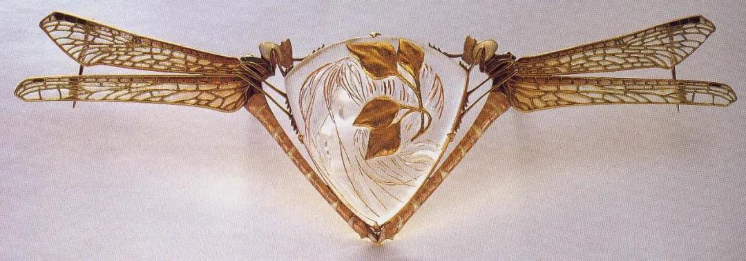 Brooch  Gold, glass and enamel  René Lalique  c. 1905